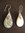 Silver White Mother of Pearl Earrings