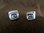 Silver Greek Key Spiral Stud Earrings