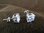 Silver 8mm Round Cubic Zirconia Earrings