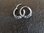 Silver Decorated 10mm Hoop Earrings