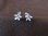Silver Cubic Zirconia Star Stud Earrings