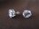 Oval Silver Cubic Zirconia Stud Earrings
